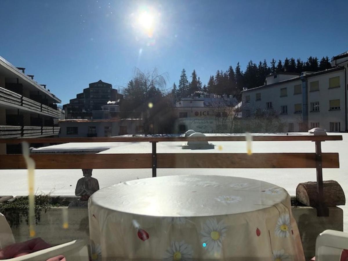 Ferienwohnung Plein Coeur De Montana Avec Parking Au Pied Du Ski-Lift! Crans-Montana Exterior foto